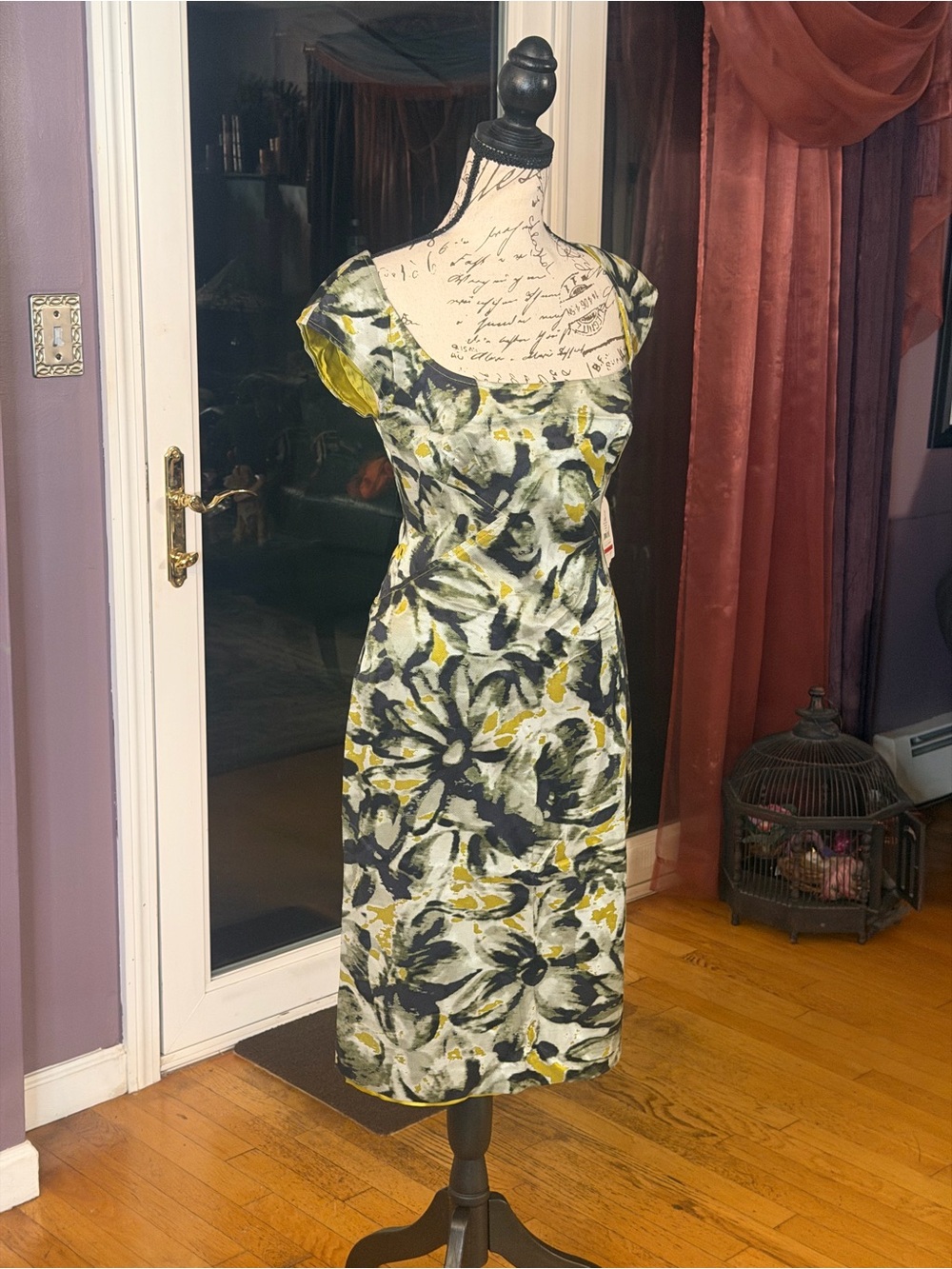 Vintage Y2K NWT Jessica Simpson Floral Dress Size 8